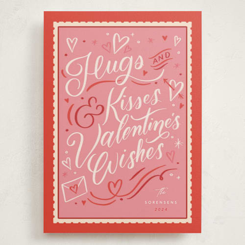 This is a rose valentines day with standard by Stephanie Hawkes called valentine's wishes printing on signature in grand