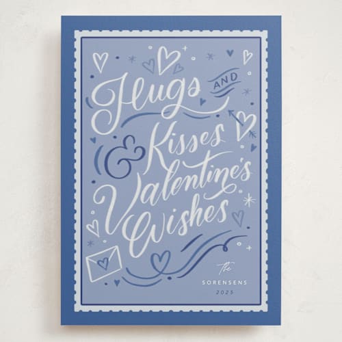 This is a bluebell valentines day with standard by Stephanie Hawkes called valentine's wishes printing on signature in grand