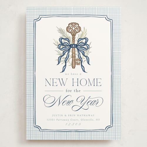 This is a powder holiday photo cards with standard by Erin L. Wilson called roland park printing on signature in grand