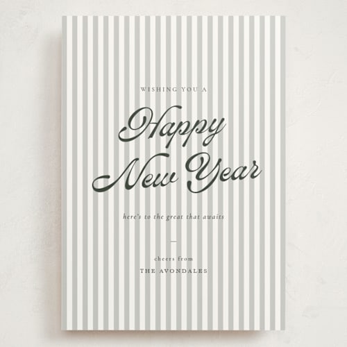 This is a evergreen holiday photo cards with standard by Sara Hicks Malone called small things printing on signature in grand