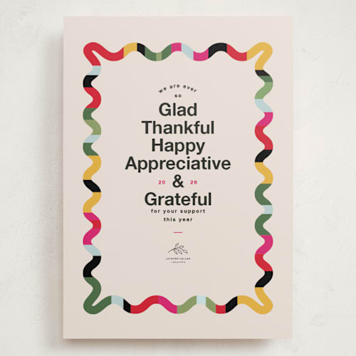 This is a confetti holiday photo cards with standard by Owl and Toad called ever so printing on signature in grand