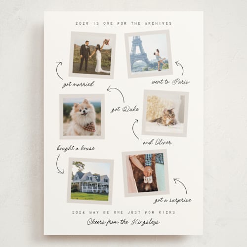 This is a snow holiday photo cards with standard by Heather Schertzer called for the archives printing on signature in grand