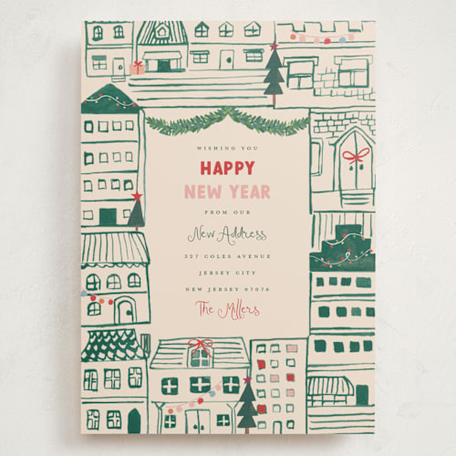 This is a elf shoes holiday photo cards with standard by Teju Reval called festive home printing on signature in grand