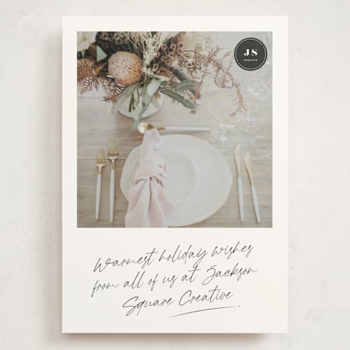 This is a snow holiday photo cards with standard by Adelyn T. called snapshot printing on signature in grand