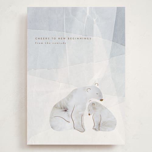 This is a snow holiday photo cards with standard by Tamara Hilje called on ice printing on signature in grand