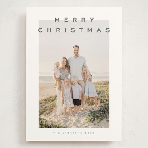 This is a starlight holiday photo cards with standard by Nicole Walsh called air printing on signature in grand