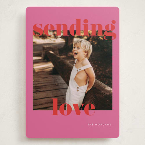 This is a candy valentines day with standard by Angela Thompson called joyful & bright printing on recycled smooth signature in grand