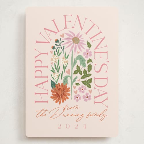 This is a peony valentines day with standard by Alethea and Ruth called floral arch printing on signature in grand