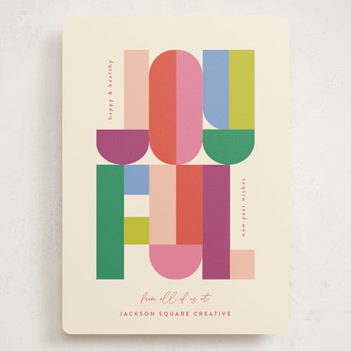 This is a poinsettia holiday photo cards with standard by Lisa McLean called merry and bright letters printing on signature in grand