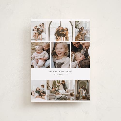 This is a cotton petite holiday cards with standard by chocomocacino called spicka printing on recycled smooth signature in petite