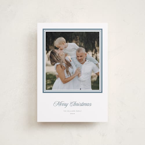 This is a winterberry petite holiday cards with standard by Blustery August called lauren printing on recycled smooth signature in petite