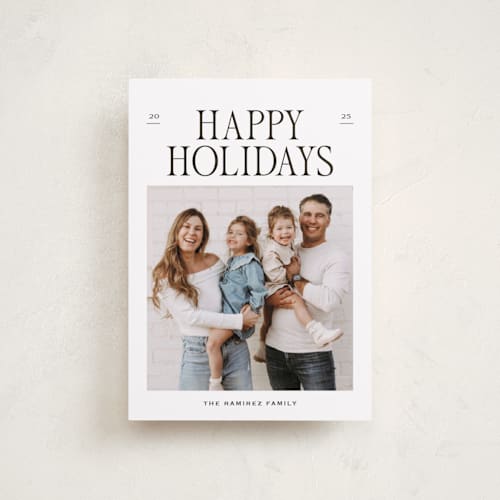 This is a ink petite holiday cards with standard by chocomocacino called ladotyri printing on recycled smooth signature in petite