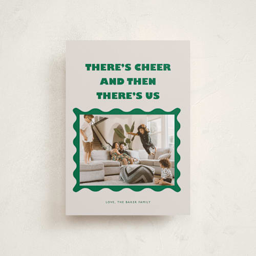 This is a pine petite holiday cards with standard by Anna Elder called and then us printing on recycled smooth signature in petite