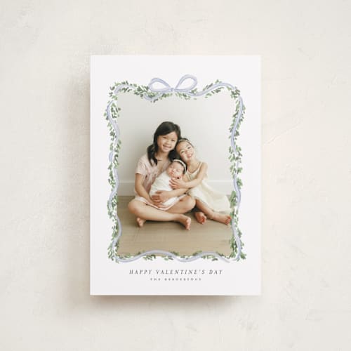 This is a juniper valentines day with standard by Itsy Belle Studio called ribbonly frame printing on recycled smooth signature in petite