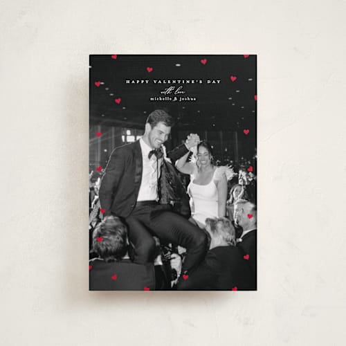 This is a pearl valentines day with standard by Heather Schertzer called loads of love printing on recycled smooth signature in petite