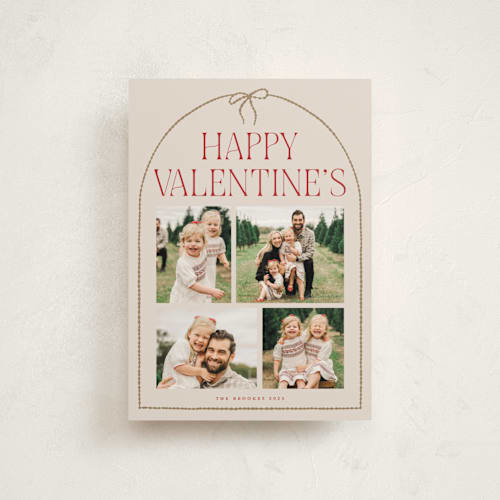 This is a pudding valentines day with standard by Vivian Yiwing called frame bow printing on recycled smooth signature in petite