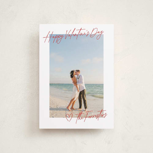 This is a cherry valentines day with standard by Ekko Studio called postal printing on recycled smooth signature in petite