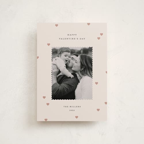 This is a powder valentines day with standard by Sumak Studio called soft & sweet printing on recycled smooth signature in petite