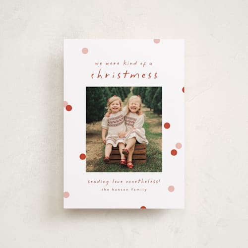This is a peppermint valentines day with standard by Laura Hankins called christmess printing on recycled smooth signature in petite