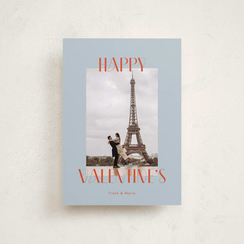 This is a blue sky valentines day with standard by Ani Somi called paris printing on recycled smooth signature in petite