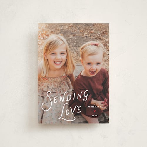 This is a ruby valentines day with standard by Lauren Chism called sent printing on recycled smooth signature in petite