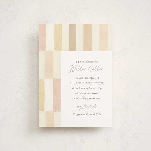 This is a sunshine baby shower postcards with standard by Sara Hicks Malone called sunset printing on signature in postcard