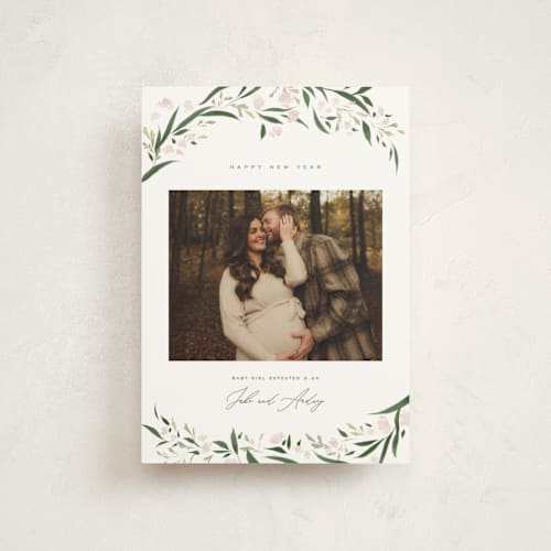 This is a snow babys first christmas with standard by Erin L. Wilson called aurelia printing on signature in postcard