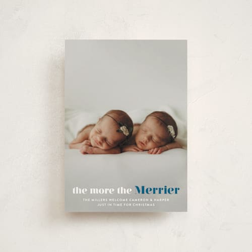 This is a night sky babys first christmas with standard by Liz Conley called a merry addition printing on signature in postcard