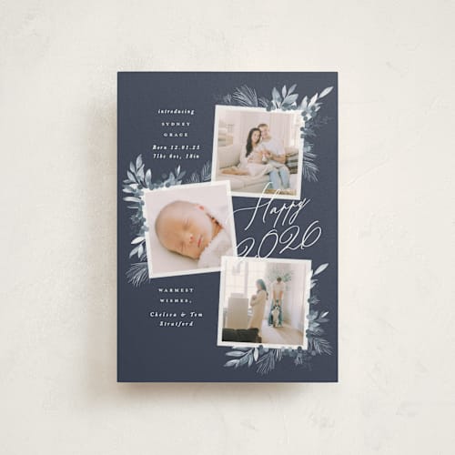 This is a frost babys first christmas with standard by Leah Bisch called very merry printing on signature in postcard