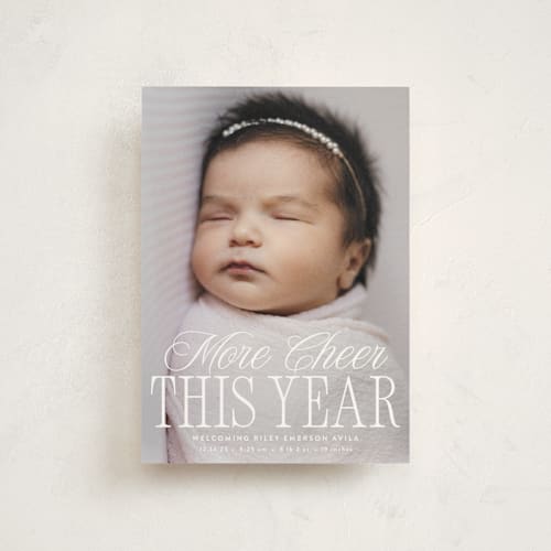 This is a snow babys first christmas with standard by Susan Asbill called blessed welcome printing on signature in postcard