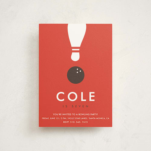 This is a oriental rug kids birthday invitations with standard by kelli hall called the dude junior printing on signature in postcard