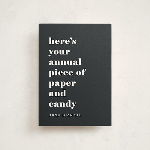 This is a slate mailed classroom valentines cards with flat by Amy Payne called we do this every year printing on signature in postcard