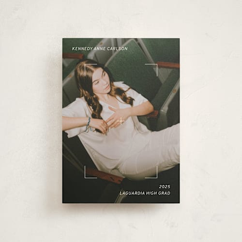 This is a cloud graduation announcements with standard by Meggy Masters called focus printing on signature in petite