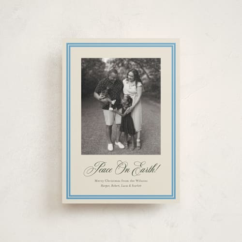 This is a pond petite holiday cards with standard by Megan Davis called bari printing on signature in petite