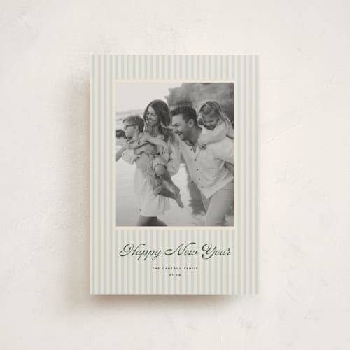 This is a mint christmas postcards with standard by Wildfield Paper Co called newport printing on signature in postcard