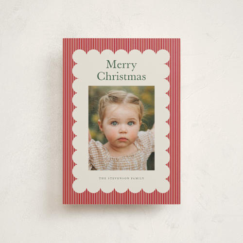This is a cherry christmas postcards with standard by Nicoletta Savod called charm printing on signature in postcard