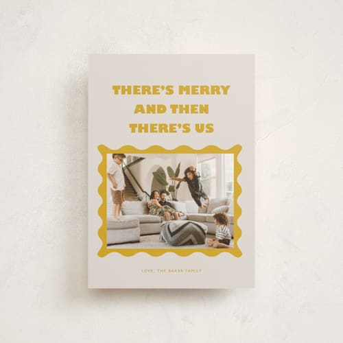 This is a goldenrod christmas postcards with standard by Anna Elder called and then us printing on signature in postcard