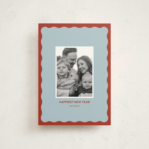 This is a dream christmas postcards with standard by Helena Vitto called color wave printing on signature in postcard