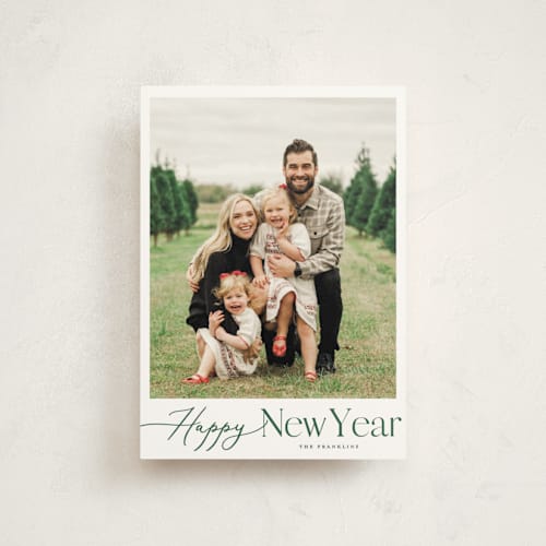 This is a evergreen christmas postcards with standard by Carolyn MacLaren called merry mix printing on signature in postcard