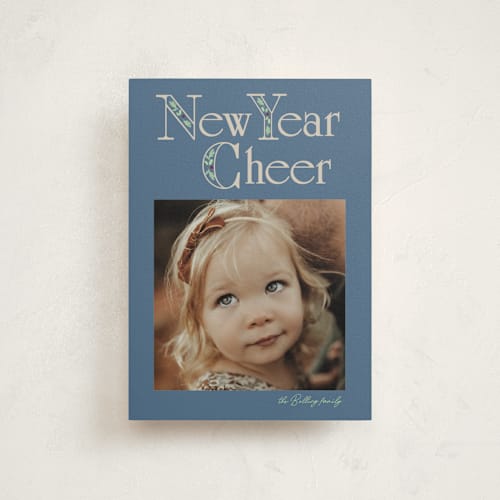 This is a frost christmas postcards with standard by Baumbirdy called nostalgia printing on signature in postcard