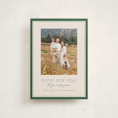 This is a pine christmas postcards with standard by Amy Kross called oxford printing on signature in postcard