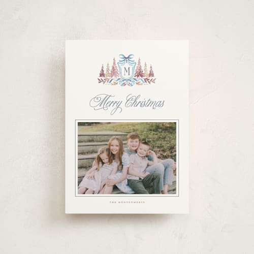 This is a twilight christmas postcards with standard by Petra Kern called crestendo printing on signature in postcard