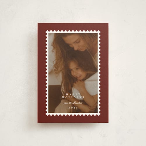 This is a mulled wine christmas postcards with standard by Studio Suku called stamp printing on signature in postcard