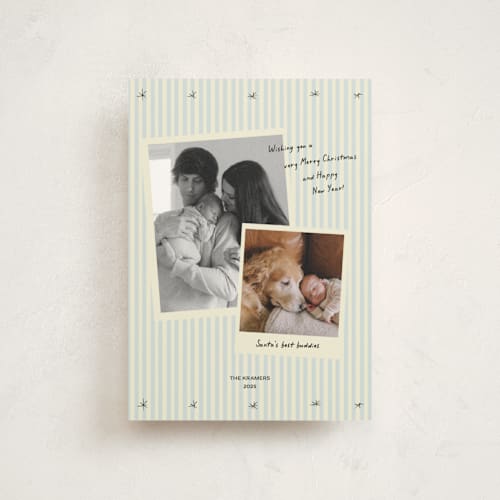 This is a ice christmas postcards with standard by Helena Vitto called vintage album printing on signature in postcard