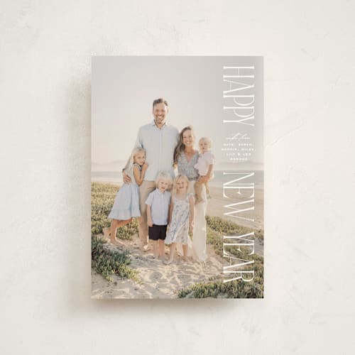 This is a snow christmas postcards with standard by Owl and Toad called tallest greeting printing on signature in postcard