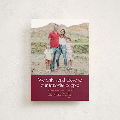 This is a sugar plum christmas postcards with standard by Robert and Stella called favorite people printing on signature in postcard