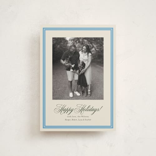 This is a pond christmas postcards with standard by Megan Davis called bari printing on signature in postcard