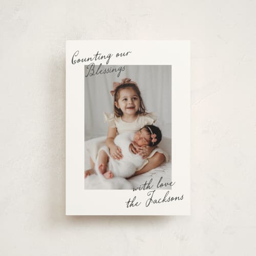 This is a frost christmas postcards with standard by Deynaaz Daraei called luant printing on signature in postcard