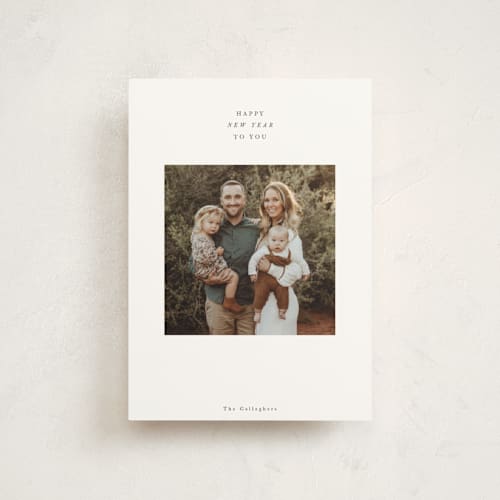 This is a plum christmas postcards with standard by Baumbirdy called traditional peace printing on signature in postcard