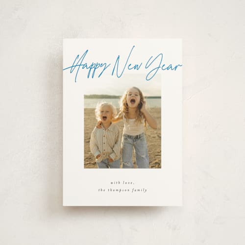 This is a sky christmas postcards with standard by AK Graphics called cheerfilled printing on signature in postcard